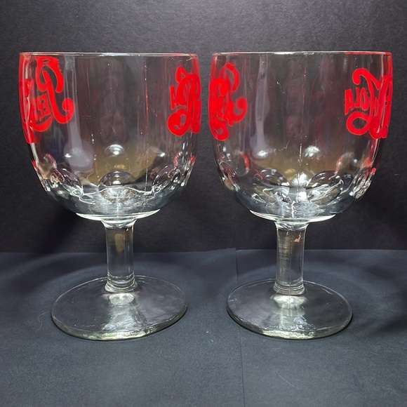 Vintage Pepsi-Cola Goblets - Picture 5 of 14
